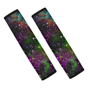 Abstract Dark Galaxy Space Print Car Seat Belt Covers