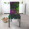 Abstract Dark Galaxy Space Print Dining Chair Slipcover