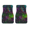 Abstract Dark Galaxy Space Print Front Car Floor Mats