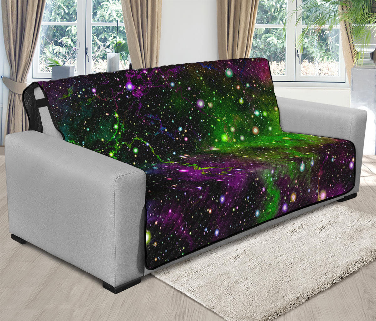 Abstract Dark Galaxy Space Print Futon Protector