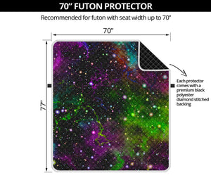 Abstract Dark Galaxy Space Print Futon Protector