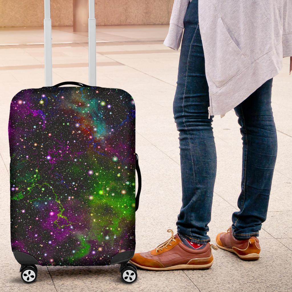 Abstract Dark Galaxy Space Print Luggage Cover GearFrost