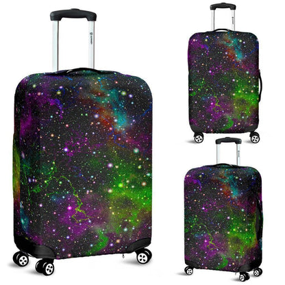 Abstract Dark Galaxy Space Print Luggage Cover GearFrost