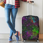 Abstract Dark Galaxy Space Print Luggage Cover GearFrost