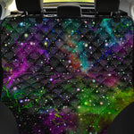 Abstract Dark Galaxy Space Print Pet Car Back Seat Cover