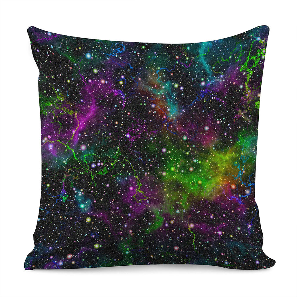 Abstract Dark Galaxy Space Print Pillow Cover