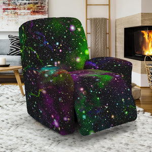 Abstract Dark Galaxy Space Print Recliner Slipcover