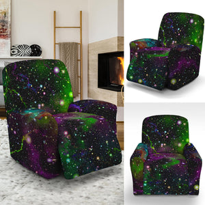 Abstract Dark Galaxy Space Print Recliner Slipcover