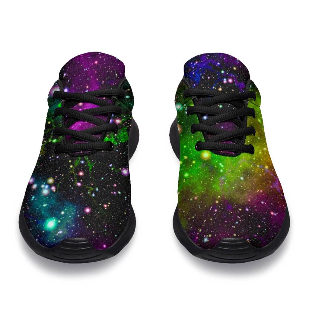 Abstract Dark Galaxy Space Print Sport Shoes GearFrost