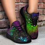 Abstract Dark Galaxy Space Print Sport Shoes GearFrost