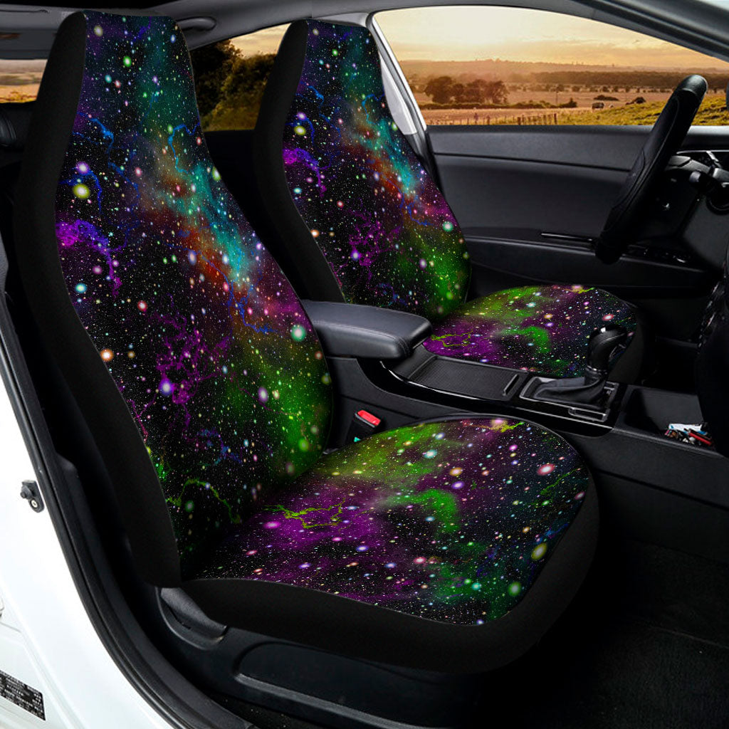 Abstract Dark Galaxy Space Print Universal Fit Car Seat Covers