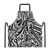 Abstract Dazzle Pattern Print Apron