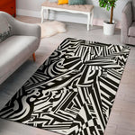 Abstract Dazzle Pattern Print Area Rug