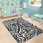 Abstract Dazzle Pattern Print Area Rug