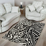 Abstract Dazzle Pattern Print Area Rug