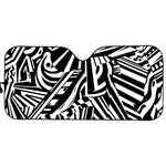 Abstract Dazzle Pattern Print Car Sun Shade