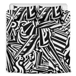 Abstract Dazzle Pattern Print Duvet Cover Bedding Set