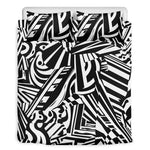 Abstract Dazzle Pattern Print Duvet Cover Bedding Set
