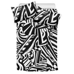 Abstract Dazzle Pattern Print Duvet Cover Bedding Set
