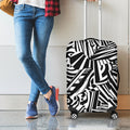 Abstract Dazzle Pattern Print Luggage Cover