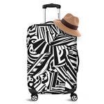 Abstract Dazzle Pattern Print Luggage Cover