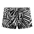 Abstract Dazzle Pattern Print Men's Boxer Briefs