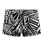 Abstract Dazzle Pattern Print Men's Boxer Briefs
