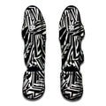 Abstract Dazzle Pattern Print Muay Thai Shin Guards