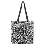 Abstract Dazzle Pattern Print Tote Bag