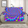 Abstract Dizzy Moving Optical Illusion Half Sofa Protector