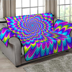 Abstract Dizzy Moving Optical Illusion Loveseat Protector