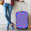 Abstract Dizzy Moving Optical Illusion Luggage Cover