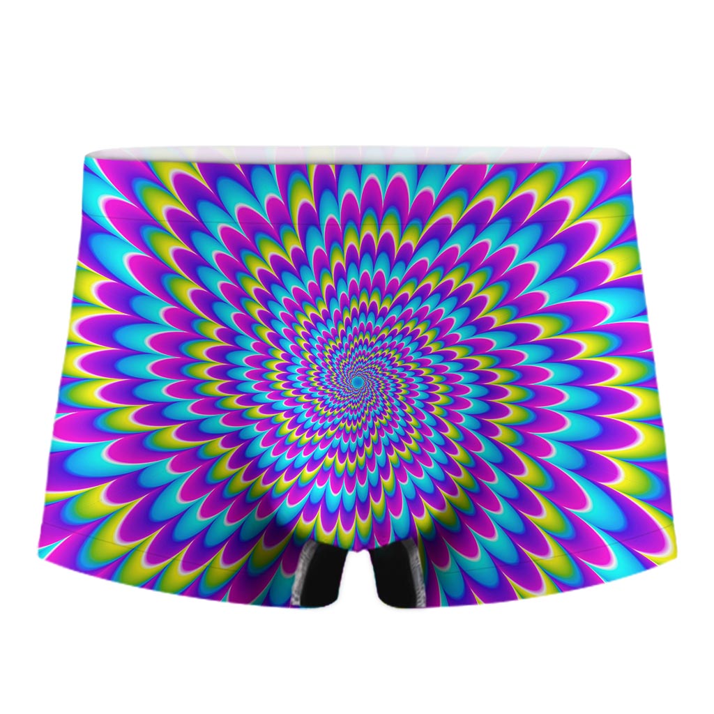 Abstract Dizzy Moving Optical Illusion Men's Boxer Briefs