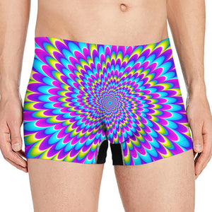 Abstract Dizzy Moving Optical Illusion Men's Boxer Briefs