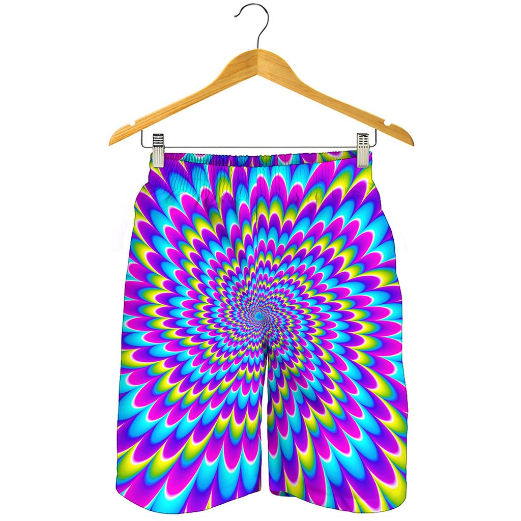 Abstract Dizzy Moving Optical Illusion Men's Shorts