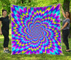 Abstract Dizzy Moving Optical Illusion Quilt