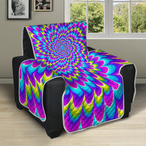 Abstract Dizzy Moving Optical Illusion Recliner Protector