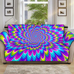 Abstract Dizzy Moving Optical Illusion Sofa Protector