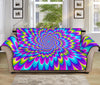 Abstract Dizzy Moving Optical Illusion Sofa Protector