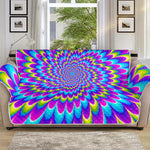 Abstract Dizzy Moving Optical Illusion Sofa Protector