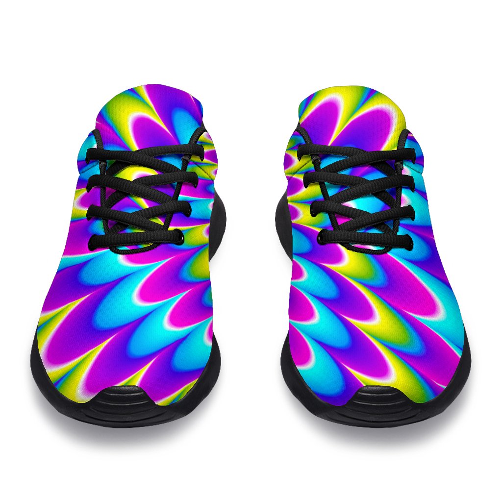 Abstract Dizzy Moving Optical Illusion Sport Shoes GearFrost