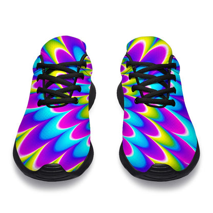 Abstract Dizzy Moving Optical Illusion Sport Shoes GearFrost