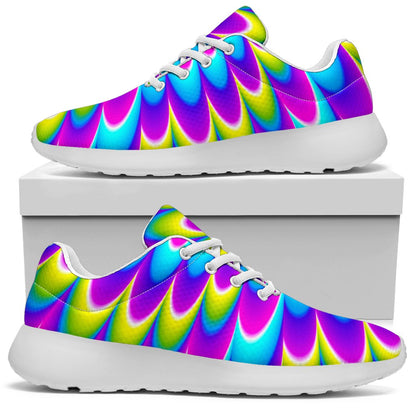 Abstract Dizzy Moving Optical Illusion Sport Shoes GearFrost
