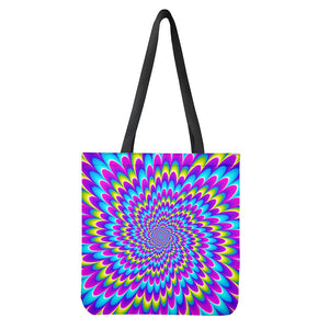 Abstract Dizzy Moving Optical Illusion Tote Bag