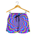 Abstract Dizzy Moving Optical Illusion Women's Shorts