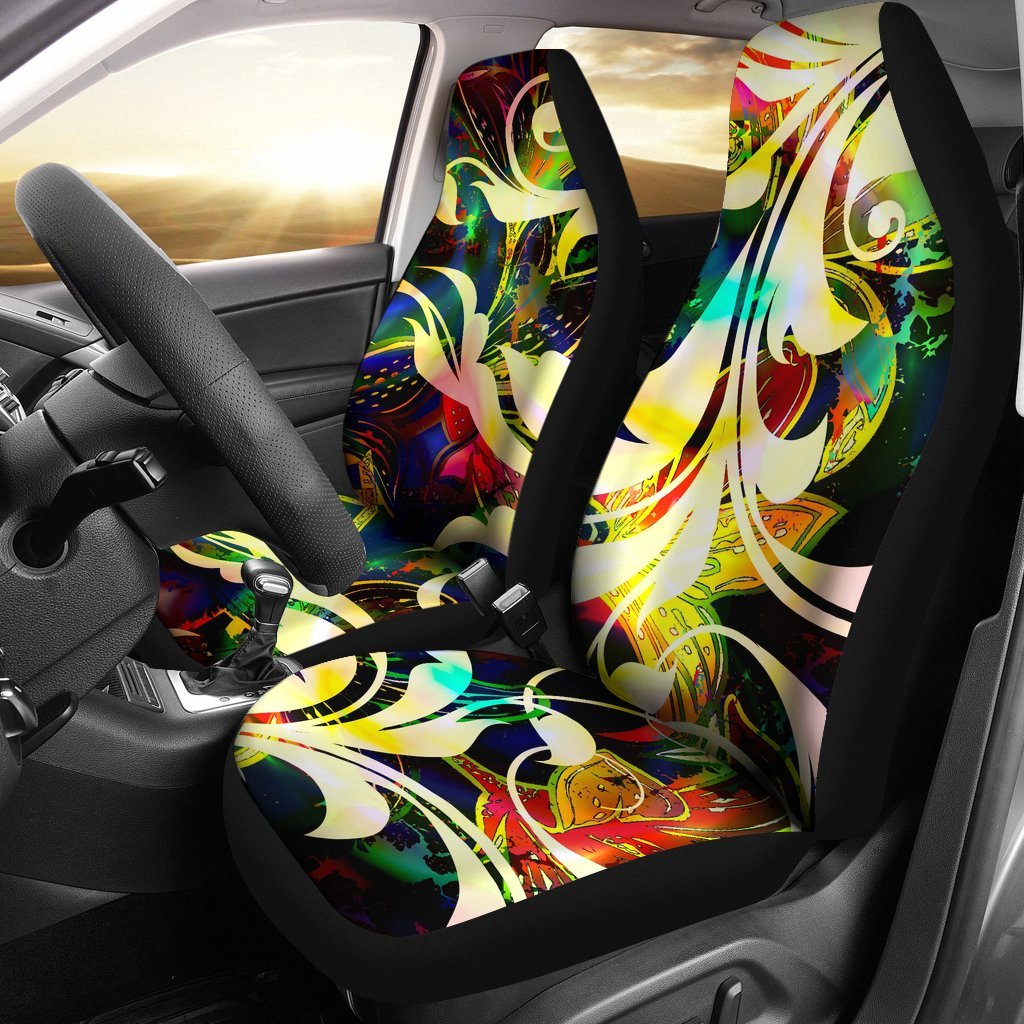 Abstract Filigree Universal Fit Car Seat Covers GearFrost