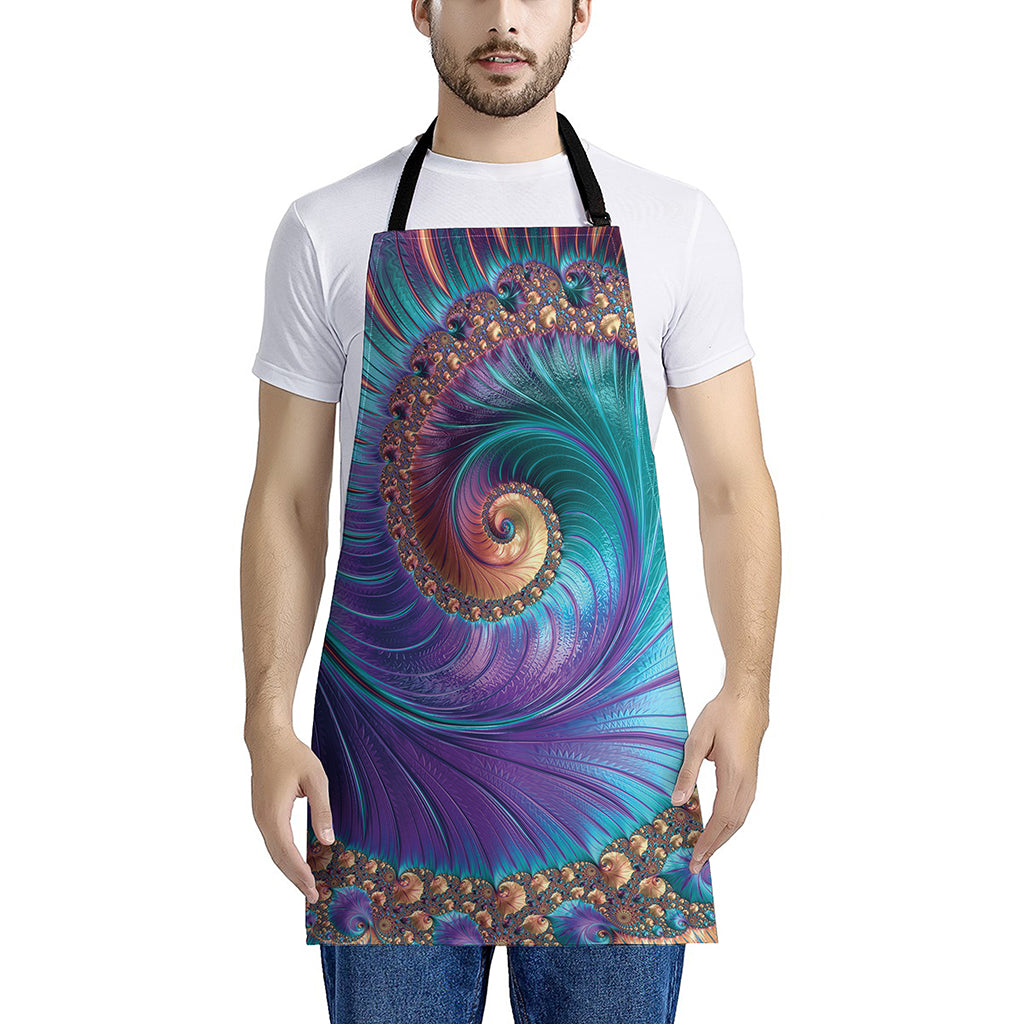 Abstract Fractal Print Apron