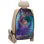 Abstract Fractal Print Car Seat Organizers