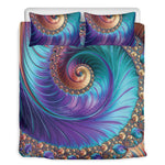 Abstract Fractal Print Duvet Cover Bedding Set