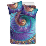 Abstract Fractal Print Duvet Cover Bedding Set